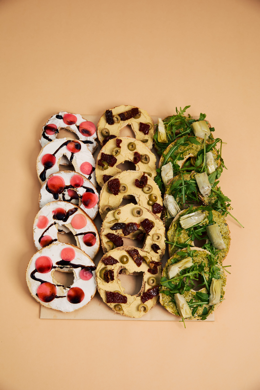 Bagelplatte Vegan