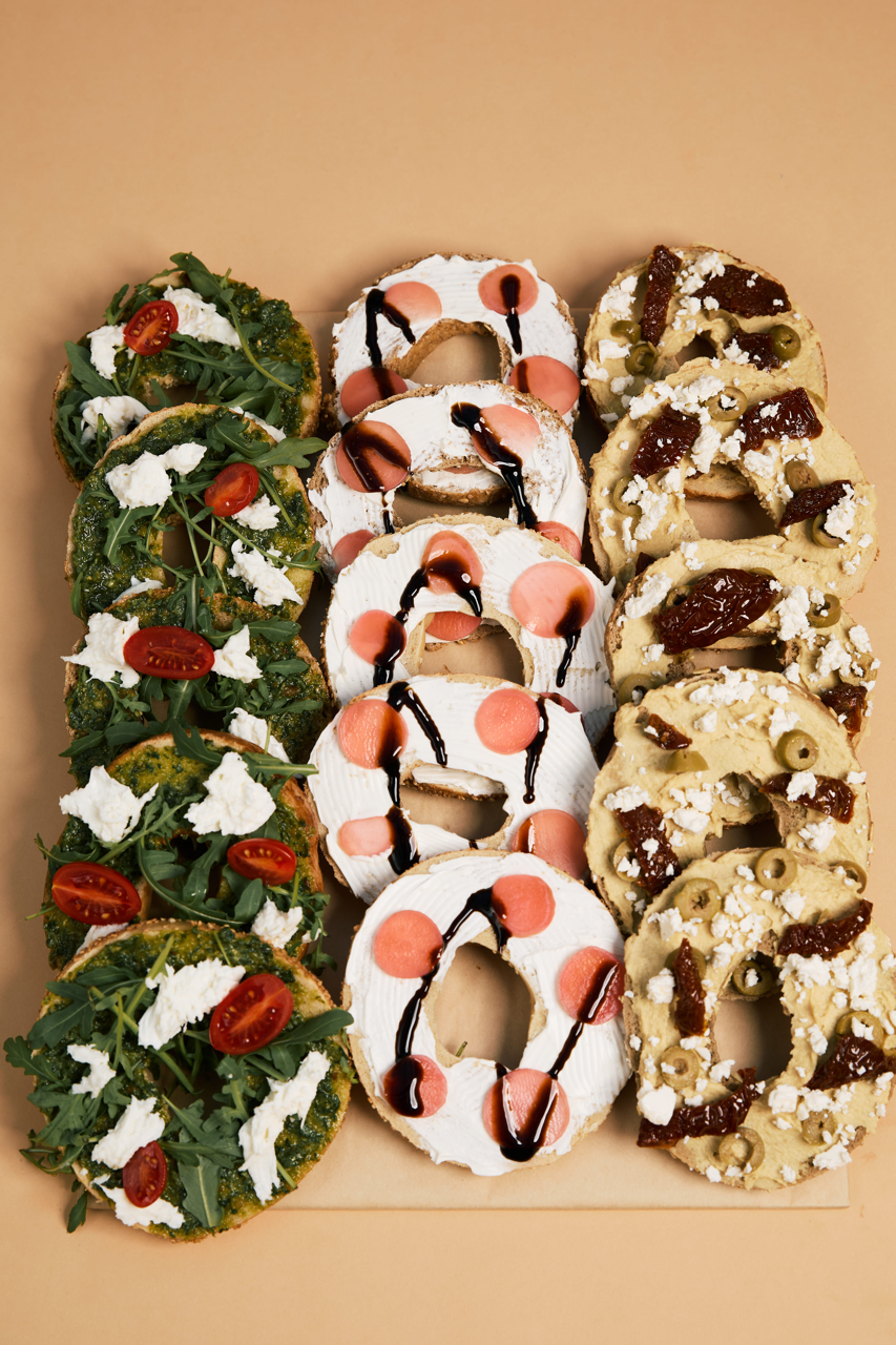 Bagelplatte Vegetarisch